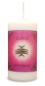 Preview: Engelalm Energiekerze klein „Zadkiel“ – Loslassen (10 x 5 cm)